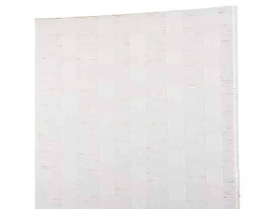 Paravent en papier tressé 4 panneaux 50(x4)x3x180