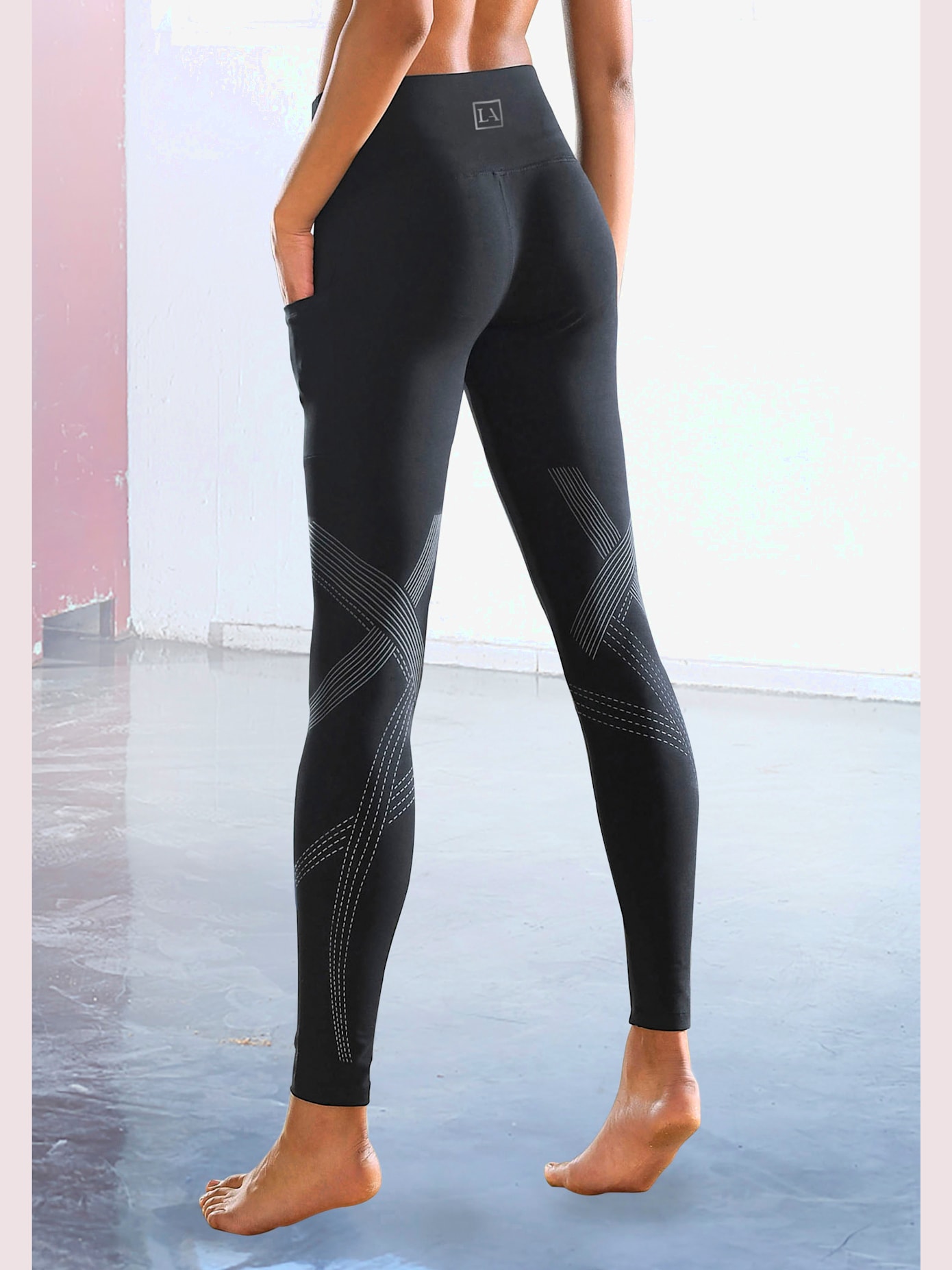 Legging avec imprimé réflecteur optique