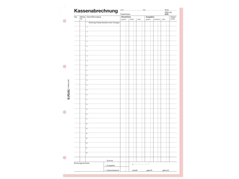 Herlitz 882415, A4, 100 Sider, Tyskland