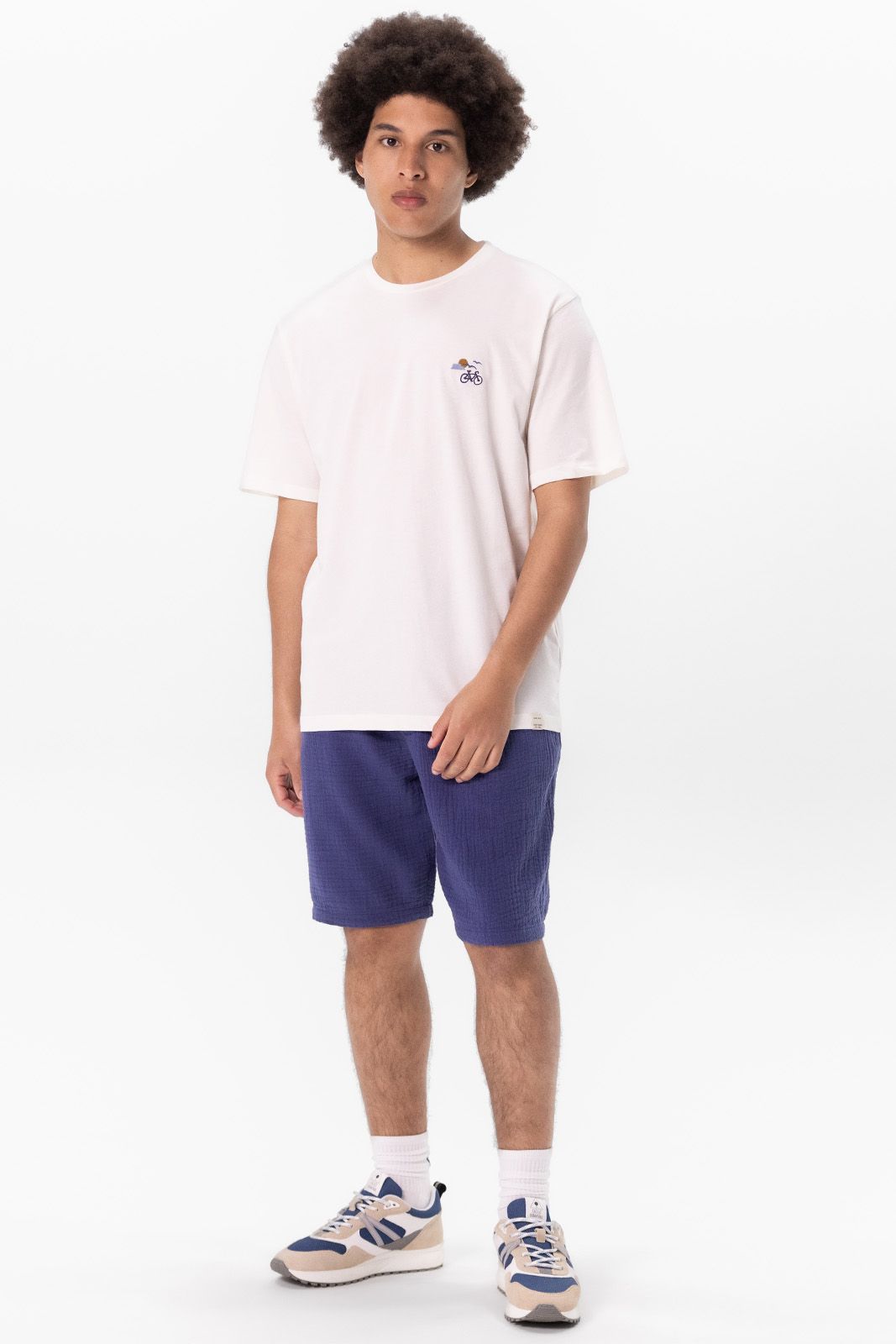 Wit T-shirt met artwork