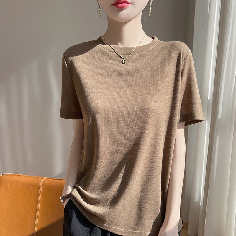 Weelop - T-shirt met korte mouwen en ronde hals