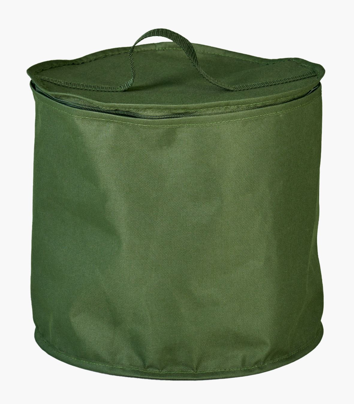 Oppbevarings bag mørk grønn - 33x33x30 cm