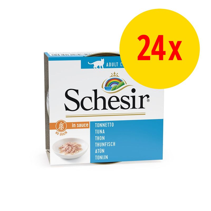 Schesir Natural en sauce 24 x 70 g