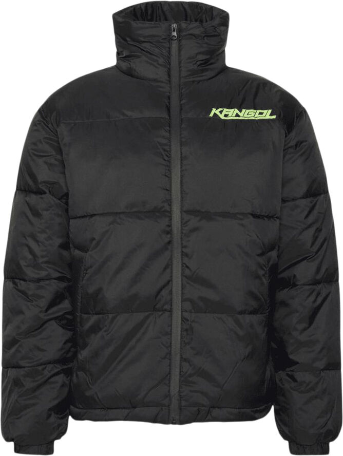 Kangol adam puffer jacket Faded black