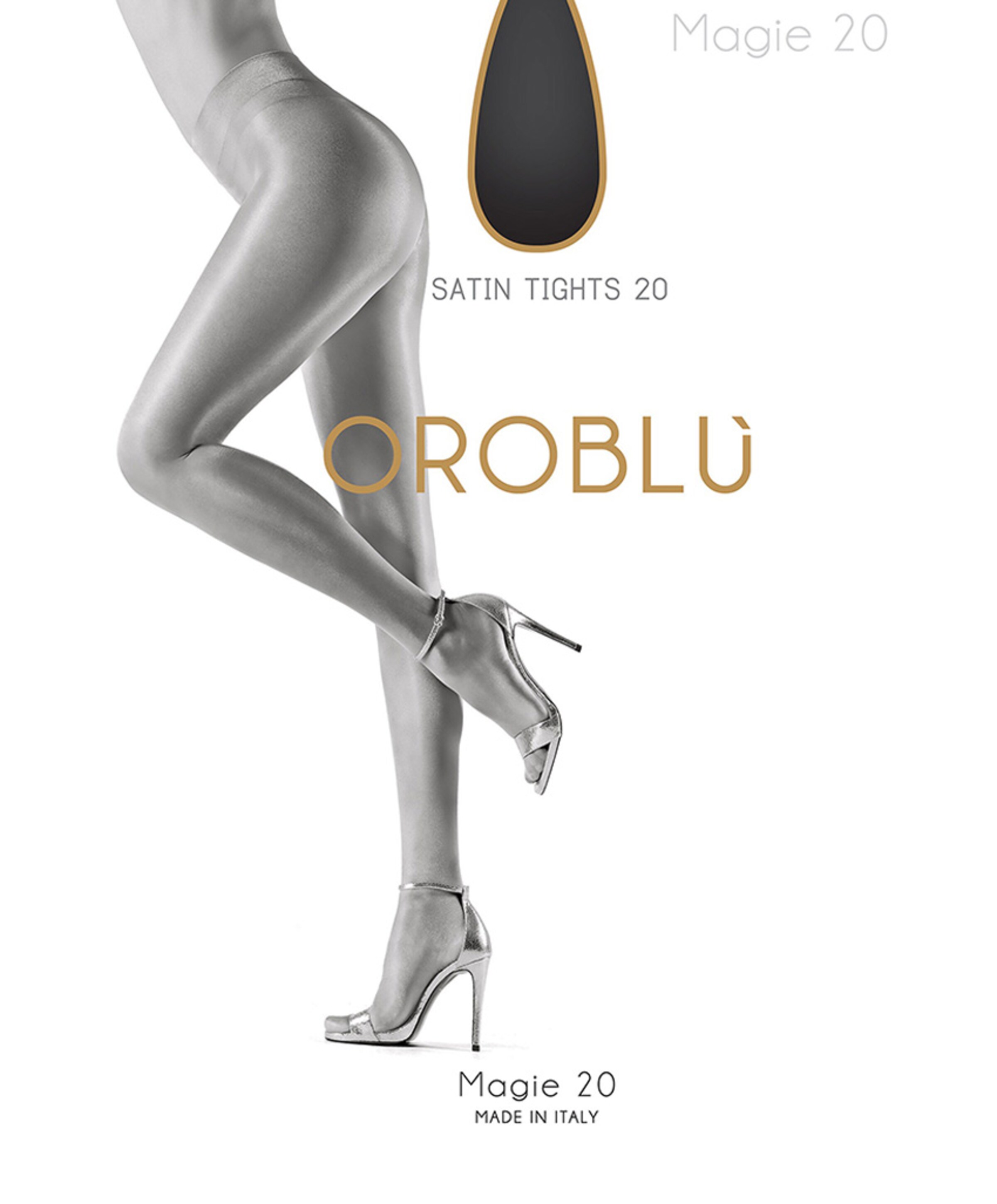 Oroblu Dames panty Magie 20 denier zwart