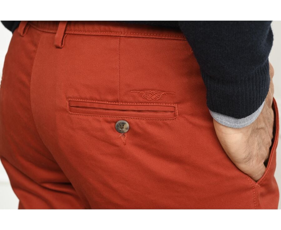 Pantalon chino homme Rouge - NIGEL II