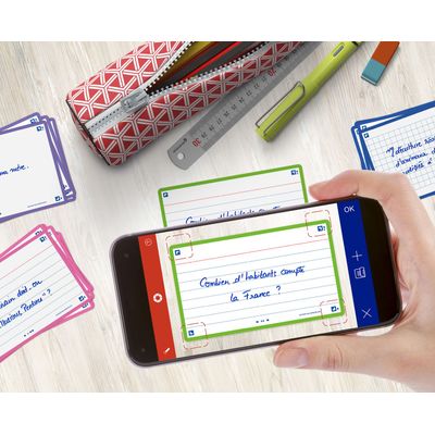 Oxford FLASH 2.0 - Pack de 32 cartes - A7 - ligné - vert