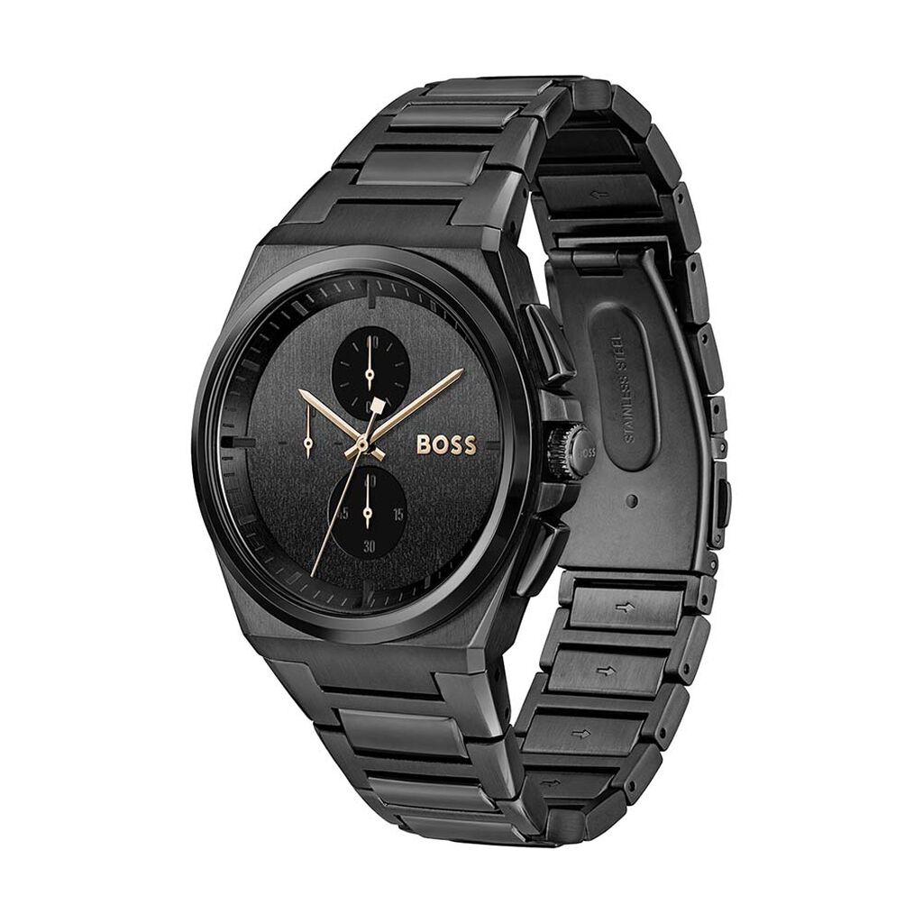 Montre Boss steer Chrono Noir