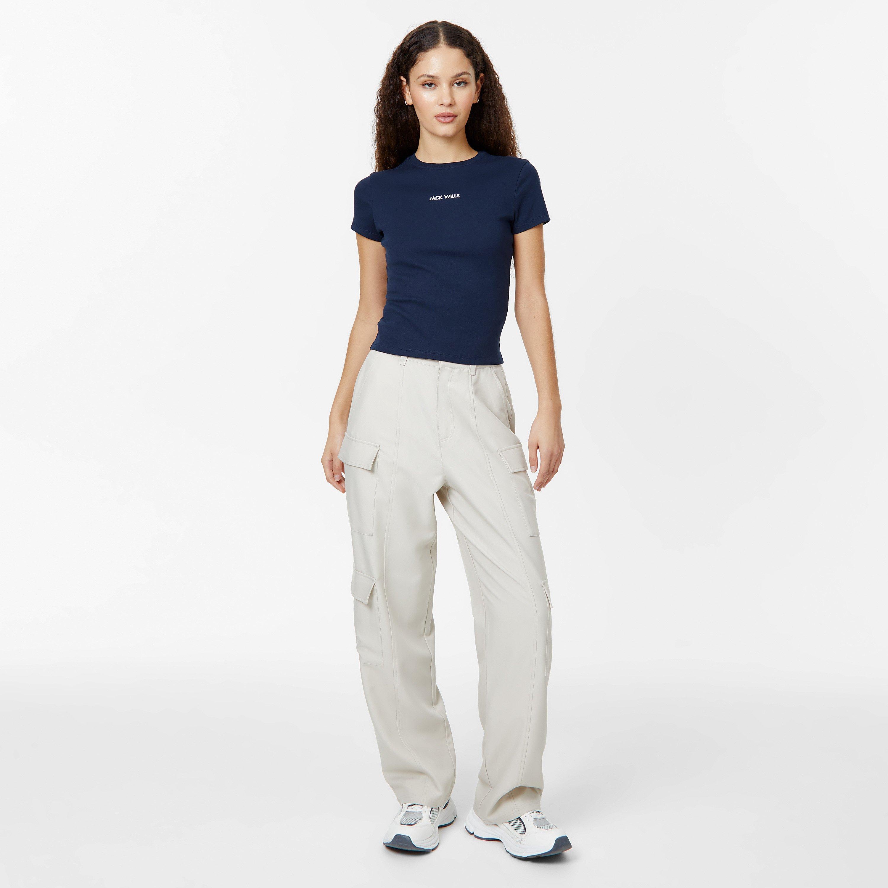 Jack Wills JW Wide Leg Cargo Pants