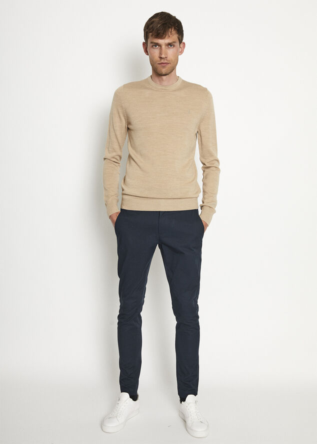 Bruun & Stengade BS Anton slim fit chinos Blå