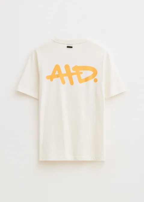T-shirt met print merk off-white (WIT.O)