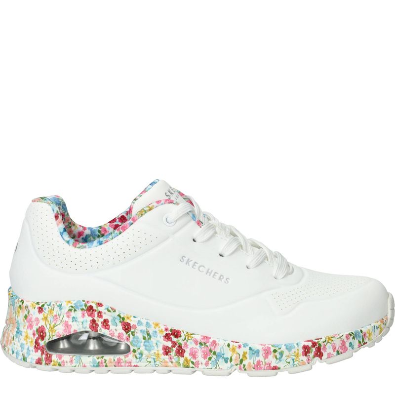 Skechers Uno Majestic Garden Sneakers Wit Dames