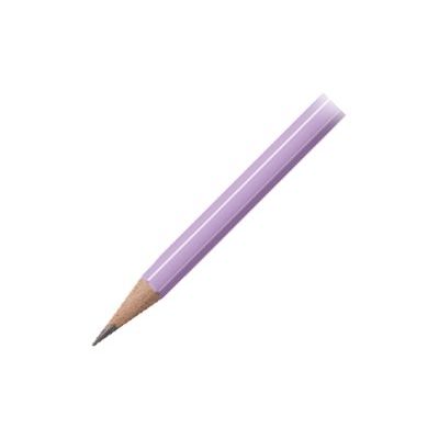 STABILO - Crayon à papier - HB - lilas pastel - embout gomme
