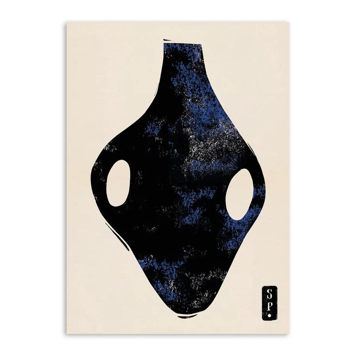 Paper Collective - Clayworks 01, 70 x 100 cm, mehrfarbig