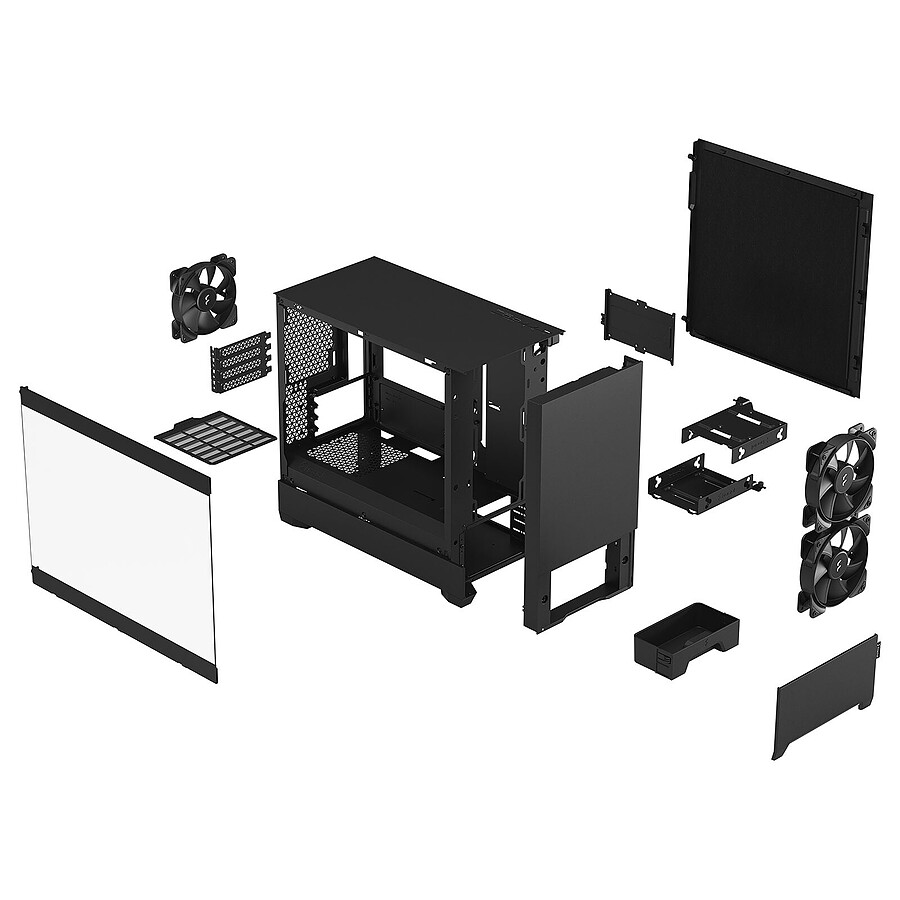 Fractal Design Pop Mini Silent TG - Noir