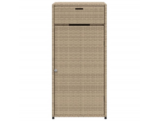 VIDAXL - Armoire de jardin Armoire de rangement de jardin beige 55x55x111cm résine tres...