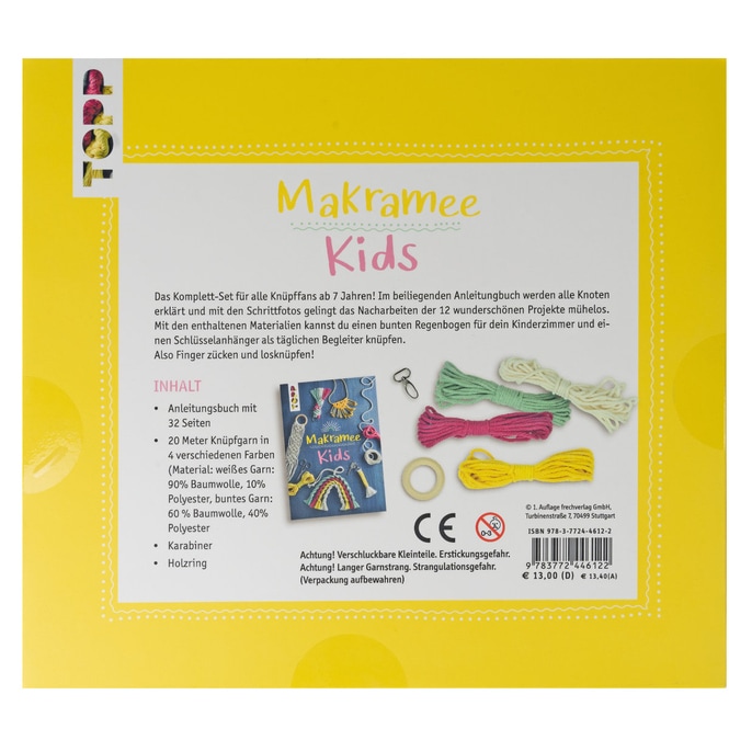Makramee-Knüpf-Set - Kids