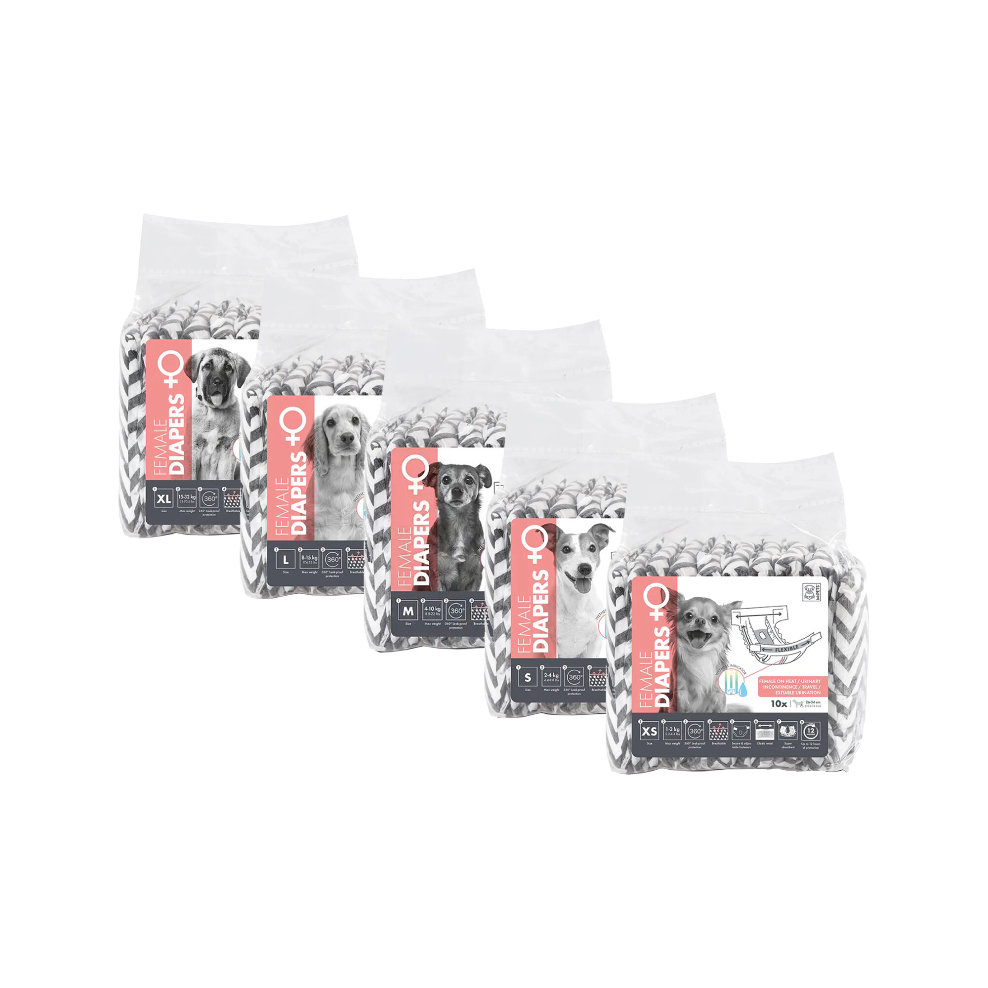 M-Pets Hondenluiers Teefjes