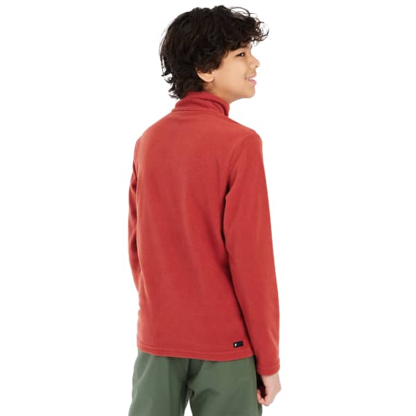 Sweat polaire PROTEST PERFECTY JR 1/4 ZIP TOP BARN RED