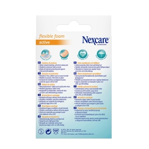 3M NEXCARE Pflaster Foam Activ Bands 6x10cm, 10 Stück