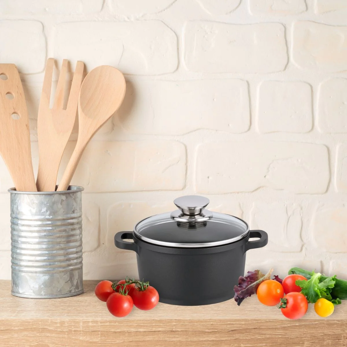 Faitout 16 cm de 1,3 litres Alucast Elo