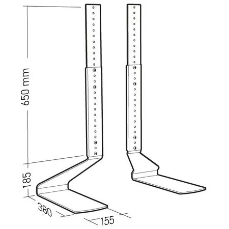 Erard Fit-Up XXL Supports TV