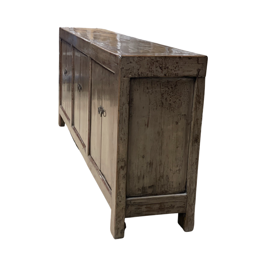 Dressoir 6 deurs groen lak/finish Dressoir 6dr groen lak/finish 233x45x95