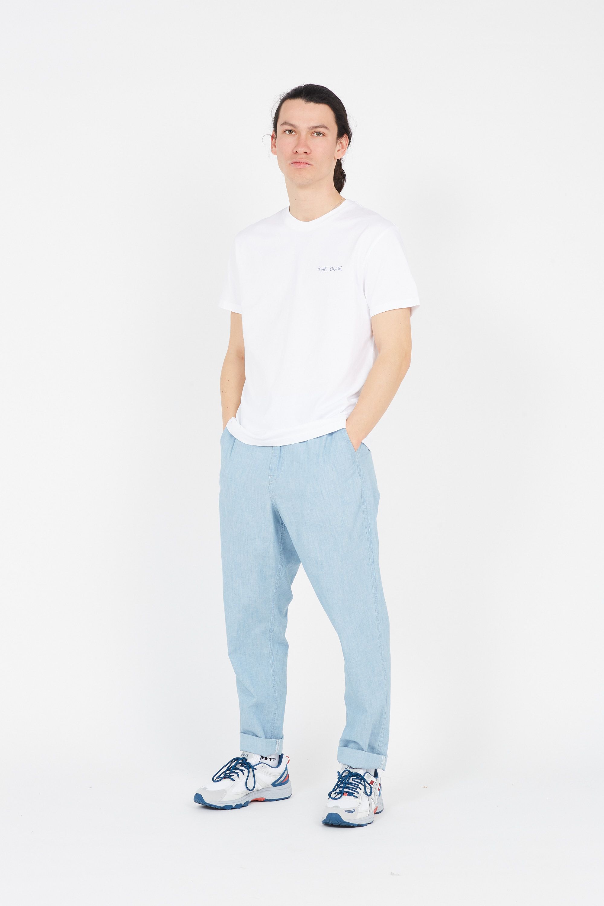 POLO RALPH LAUREN Pantalon large  Bleu