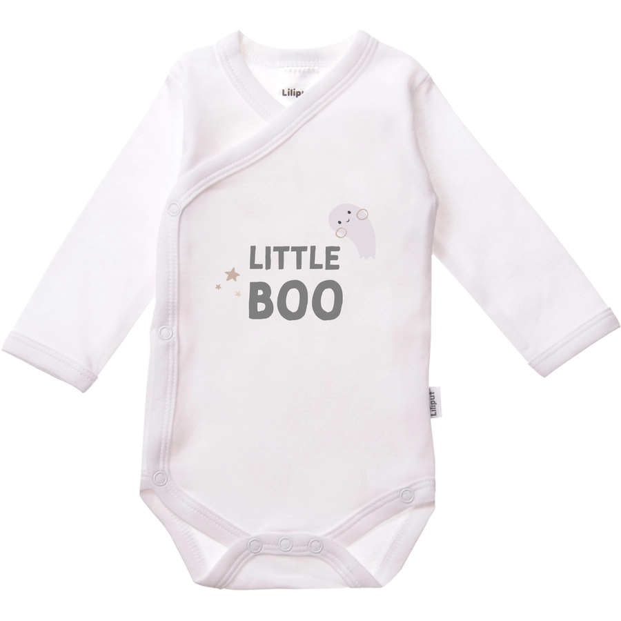 Liliput Wickelbodys Little Boo weiss-grau