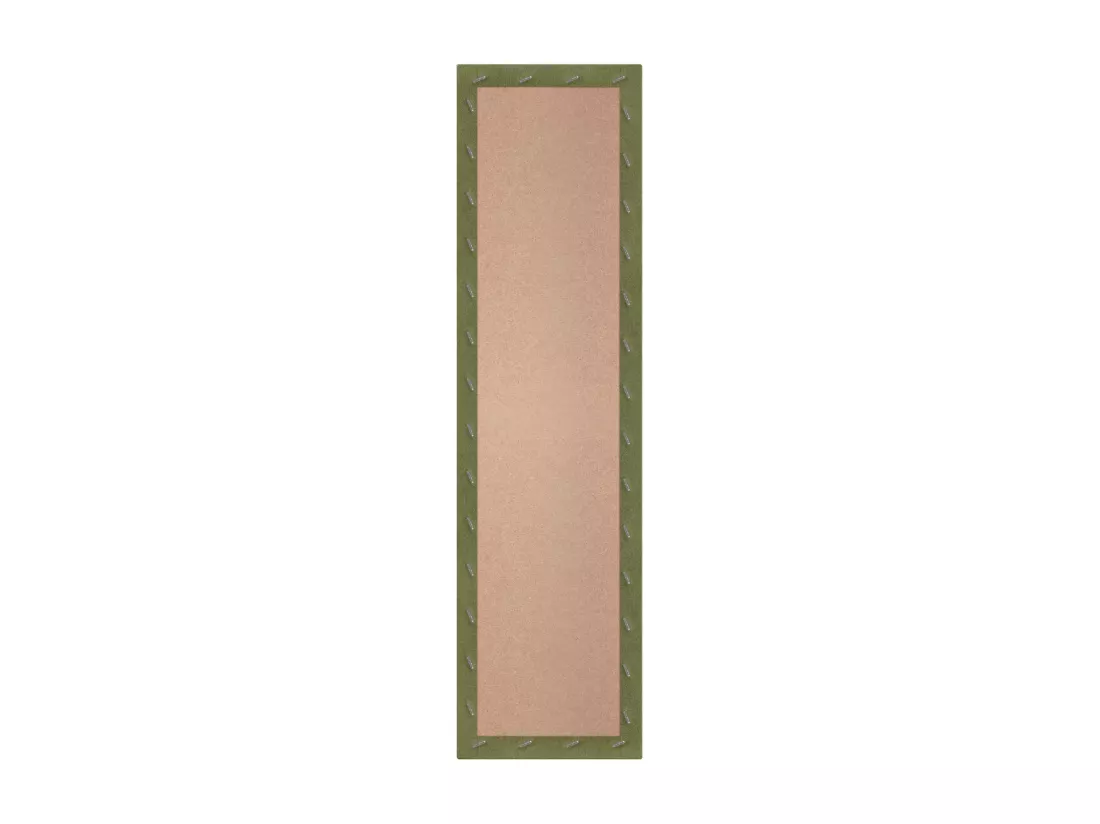 DHOME Lot de 1 Panneaux muraux en tissu auto-adhésifs Panneaux muraux absorbants acoustiques Protection contre les chocs (Vert, 60x30cm, x1)