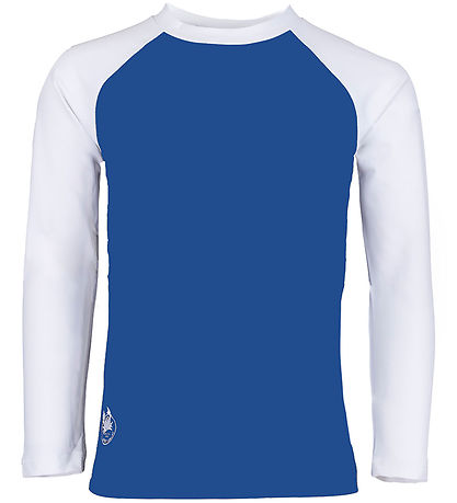 Petit Crabe Badeshirt - Raglan - UV50+ - Sapphire/White