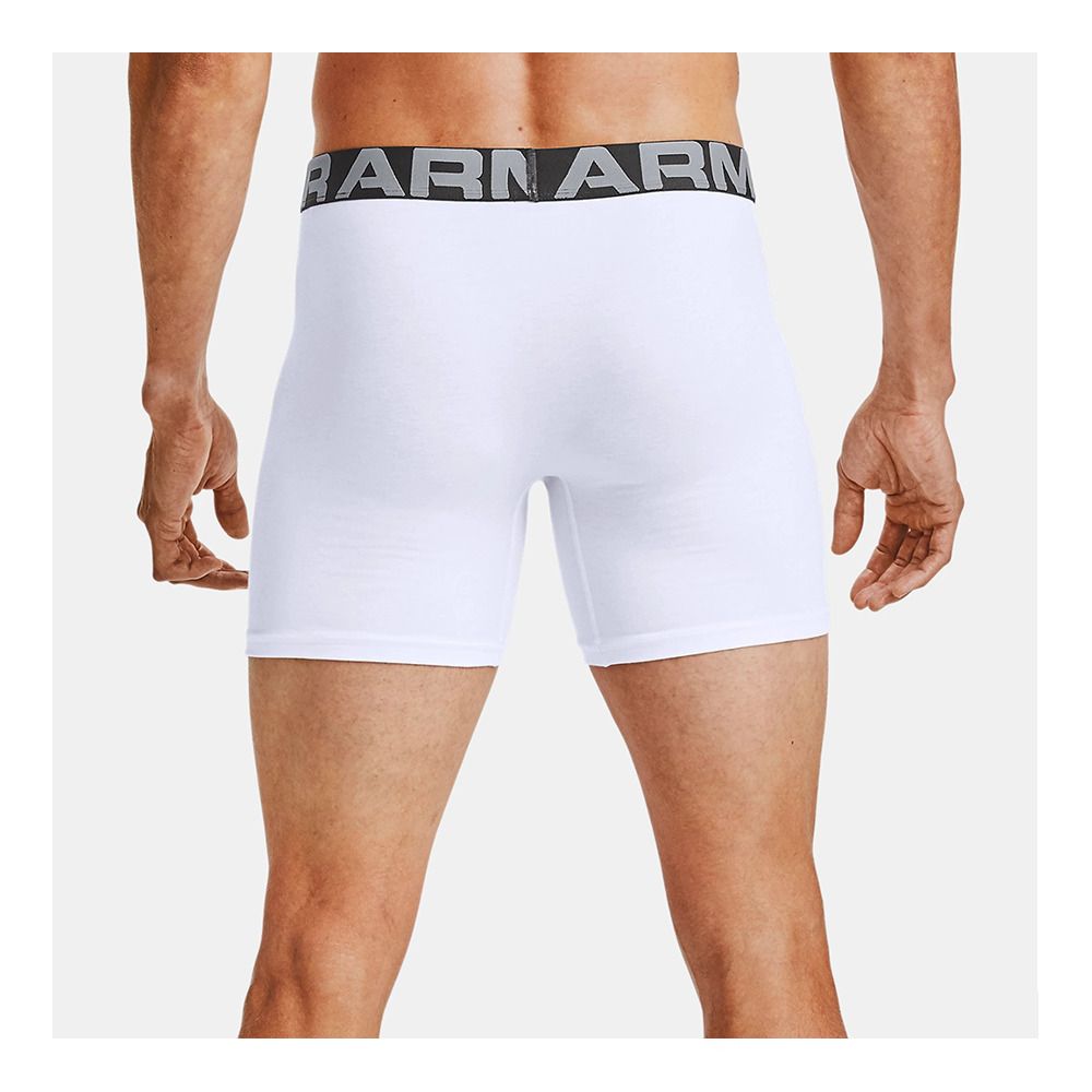 Under Armour CHARGED COTTON 6IN - Boxers x3 Homme white