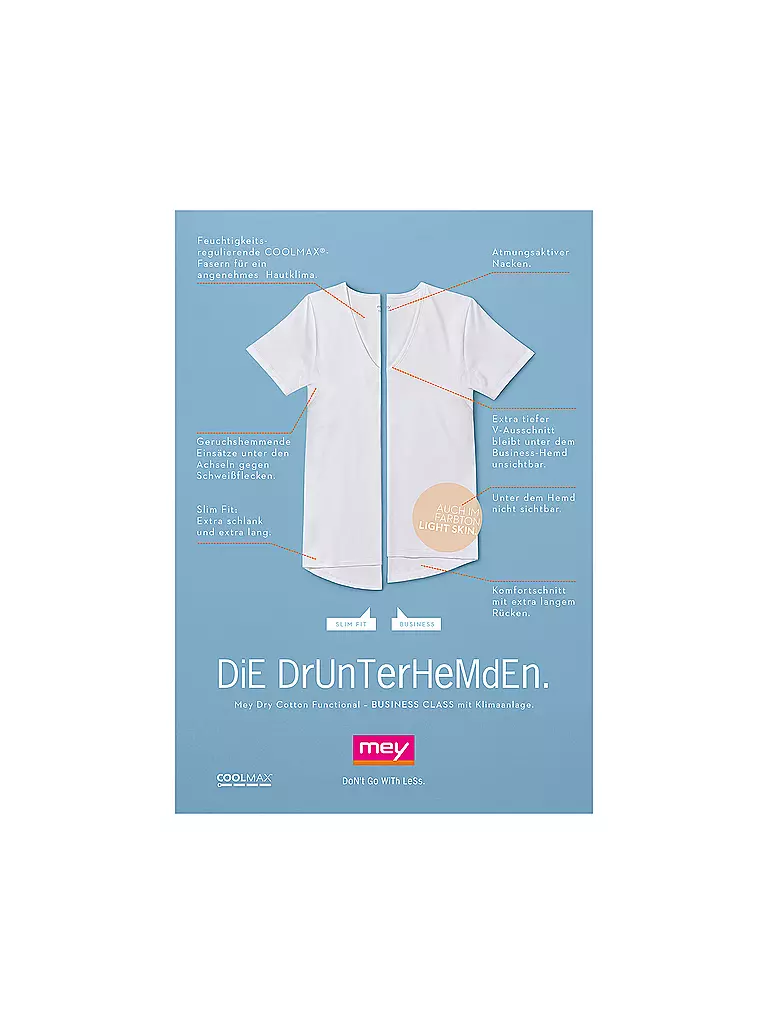 MEY T-Shirt Slim Fit beige