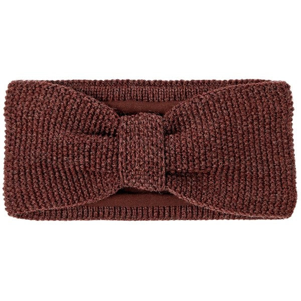 Uld Deep Mahogany Rilla Strik Pandebånd