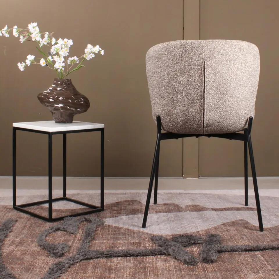 DS4U - Vera eetkamerstoel stof - taupe