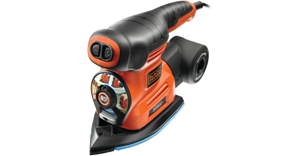BLACK+DECKER220W Autoselect Multischuurmachine KA280-QS  (Oranje/zwart)