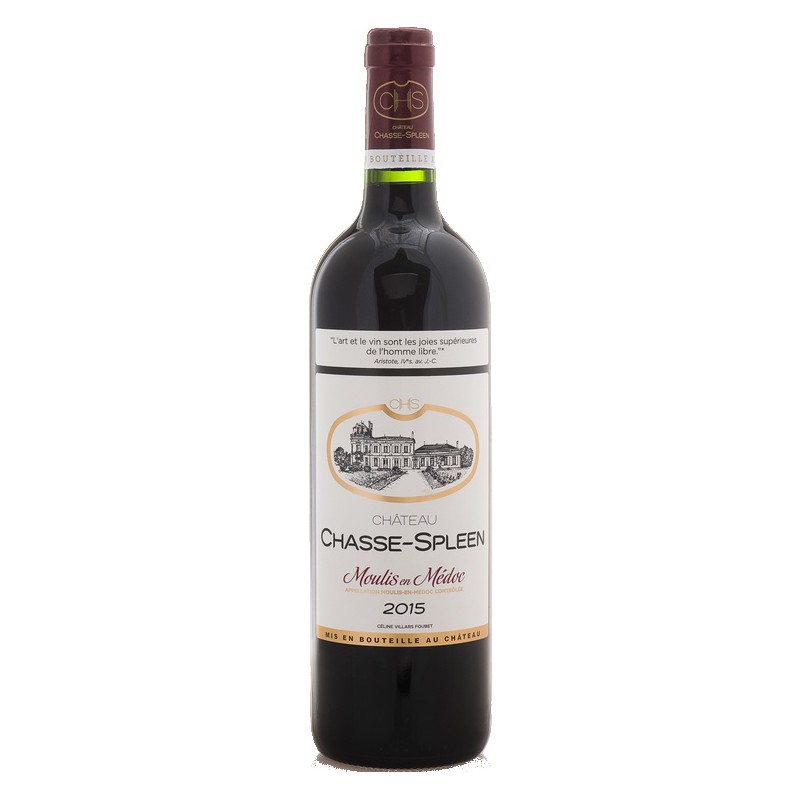 Château CHASSE SPLEEN 2015 - Moulis - par Caisse bois de 6 bouteilles 75 cl