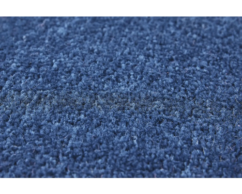Velours tapijt Ines blauw 400 cm breed (per meter verkocht)