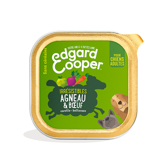 Patée agneau & bœuf pour Chien Adulte 300g