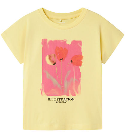 Name It T-Shirt - NmfFabiola - Lemon Baiser