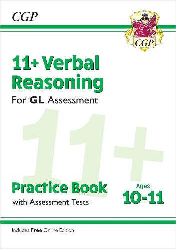 11+ GL Verbal Reasoning Practice Book & Assessment Tests - Ages 10-11 (with Online Edition) (Multiple items, part(s) enclosed)