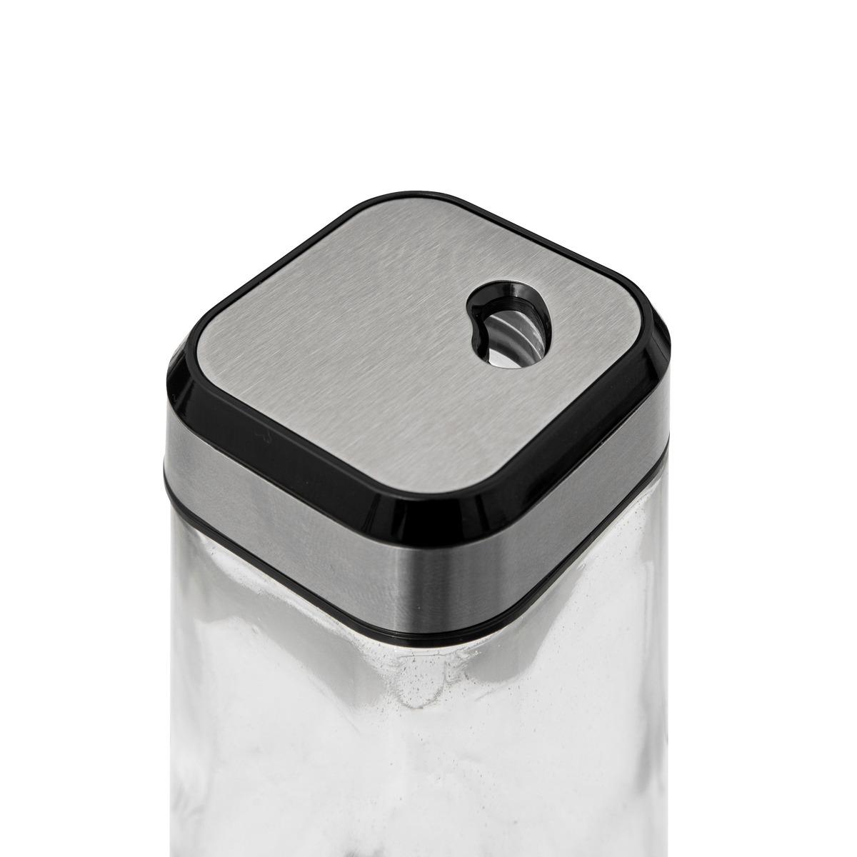 SET SALIERE ET POIVRIERE VERRE ET INOX
