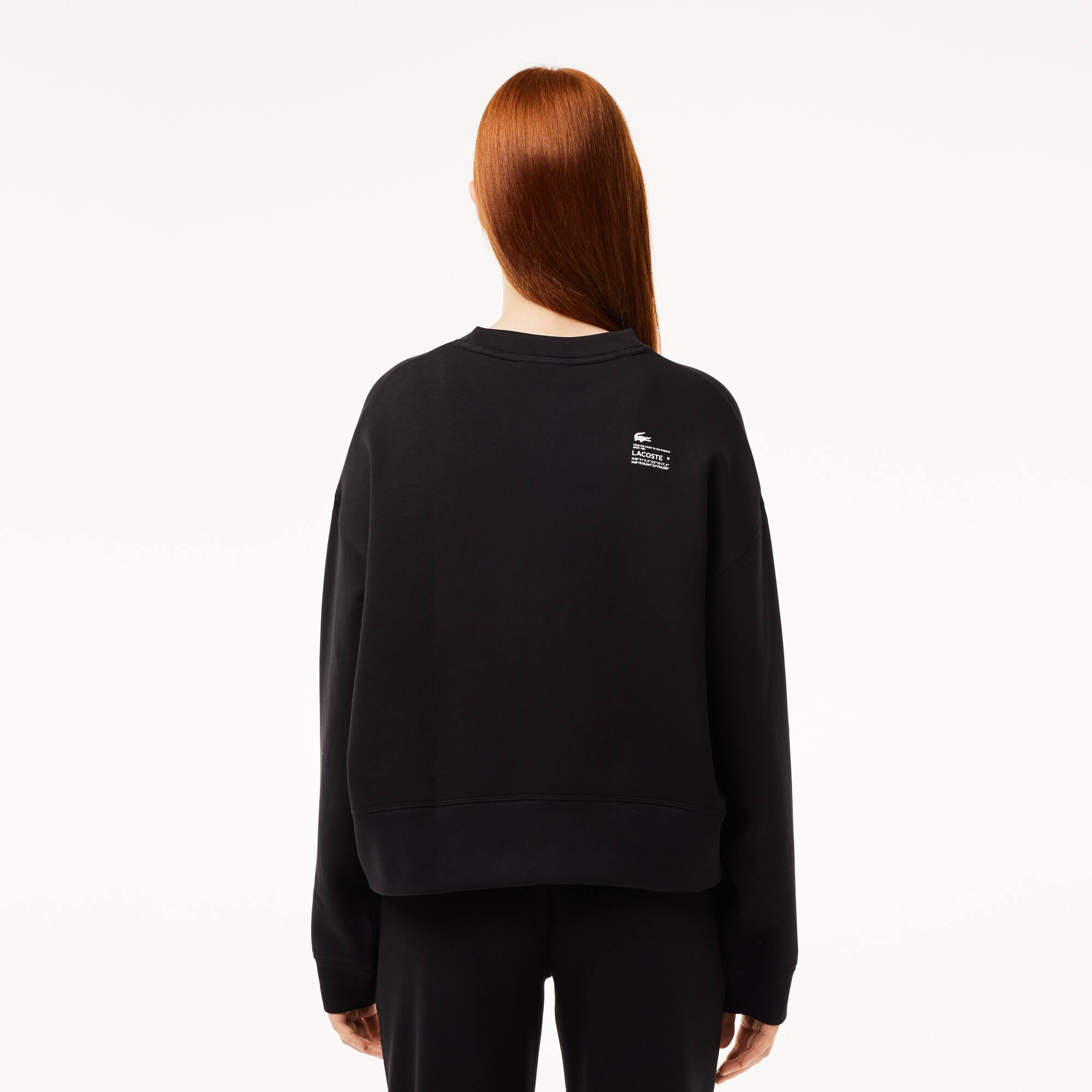 Sweatshirt Jogger femme Lacoste imprimé au dos Sweatshirts - Noir - Lacoste - Femme