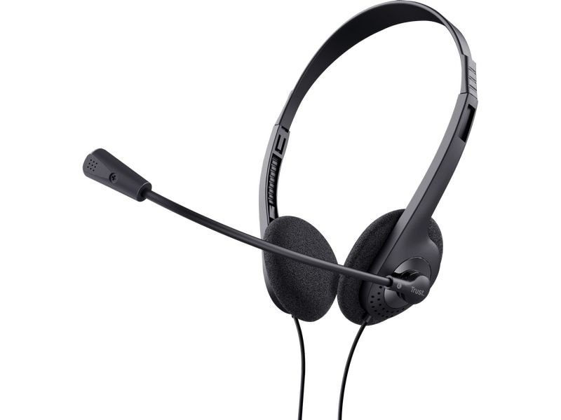 Trust Headset Basic Leichter PC-Kopfhörer für Chats