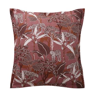 Linge de lit percale motif panthère - BECQUET CRÉATION