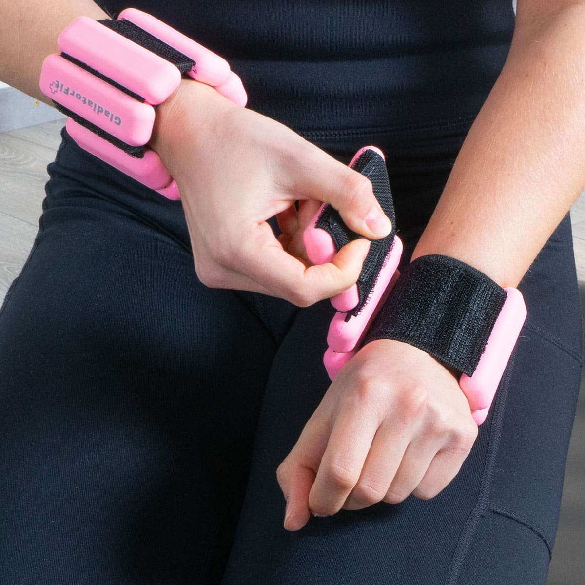 Tiras de silicone para tornozelo e pulso, 2 x 0,5 kg, Gladiatorfit