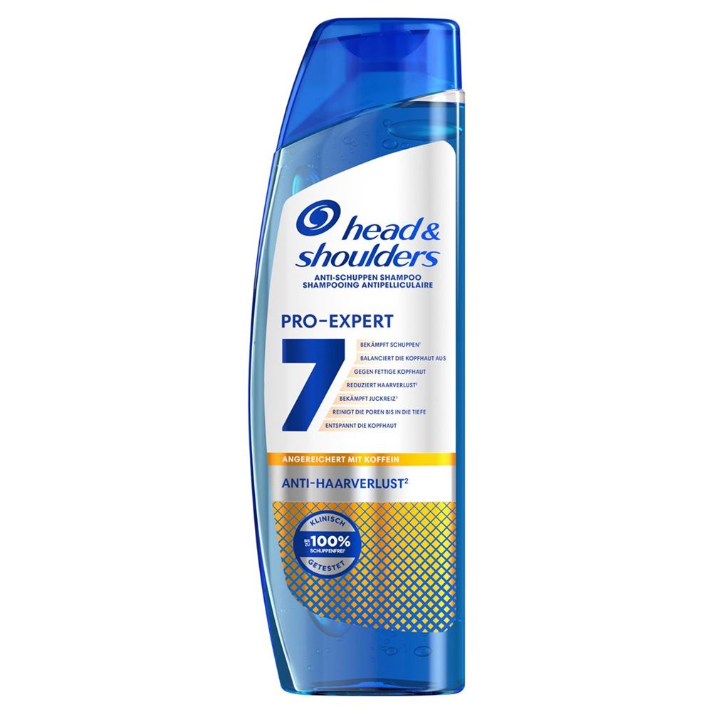 Head & Shoulders Anti-Schuppen Shampoo ProExpert 7<br>250 ml, Flasche, Anti-Haarverlust Koffein