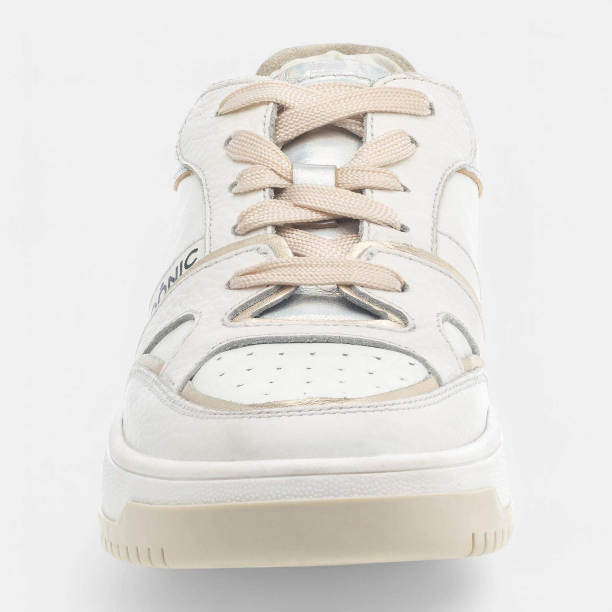 Baskets basses Femme en cuir blanc