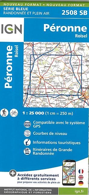 IGN - 2508 SB PERONNE ROISEL 1 25 000