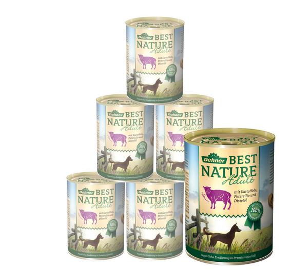 Dehner Best Nature Nassfutter für Hunde Adult